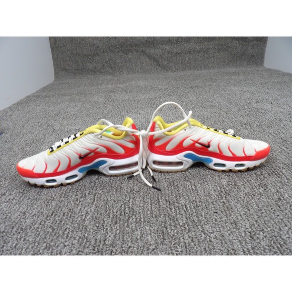 Nike Other - Nike Air Max Plus TN White Red Orange Yellow Men's Athletic Running Shoes US 6